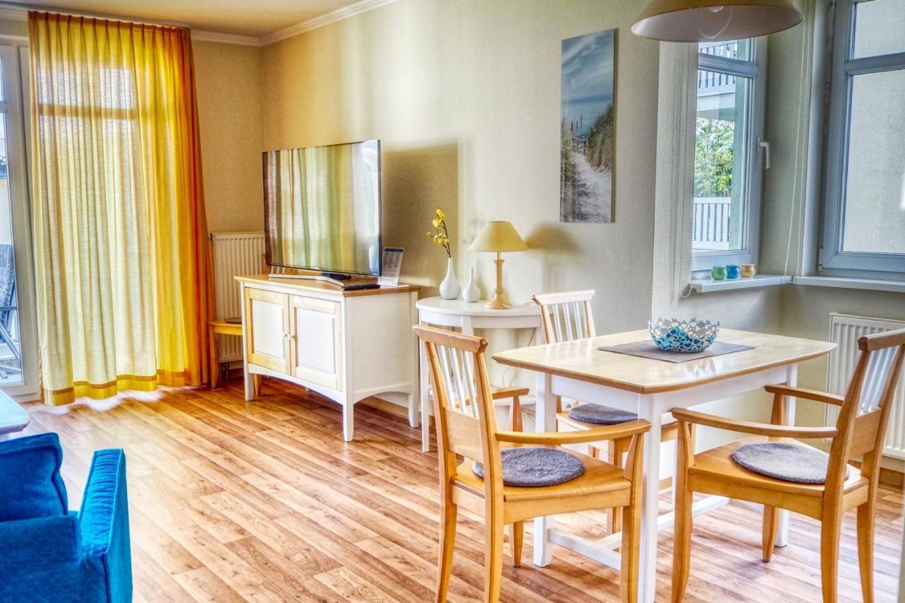 Meeresblick Residenzen FeWo 35 deluxe, inklusive Sauna und Schwimmbadnutzung im AHOI Sellin Goehren  Exterior foto