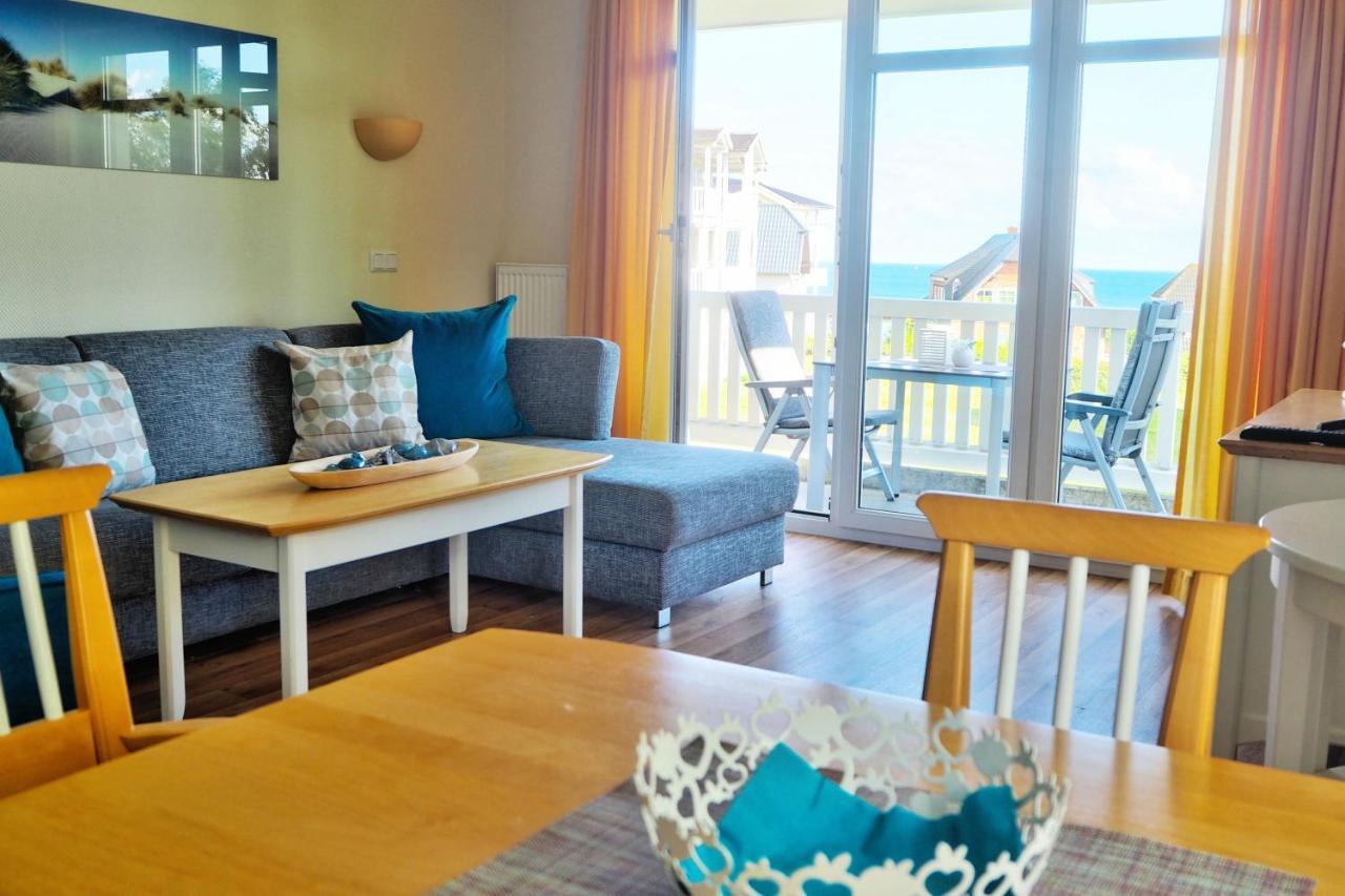 Meeresblick Residenzen FeWo 35 deluxe, inklusive Sauna und Schwimmbadnutzung im AHOI Sellin Goehren  Exterior foto